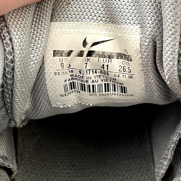 Nike Gray with White Downshifter 8 Running Sneakers Size 9.5 - Picture 4 of 8